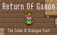 Return Of Ganon: The Zelda III Dialogue Font