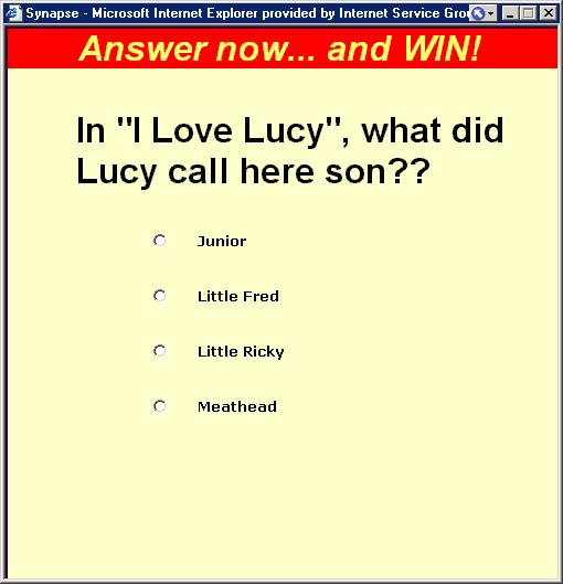 What did Lucy call here son?
