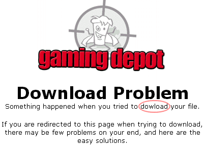 ...tried to dowload...