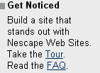 Nescape Web Sites